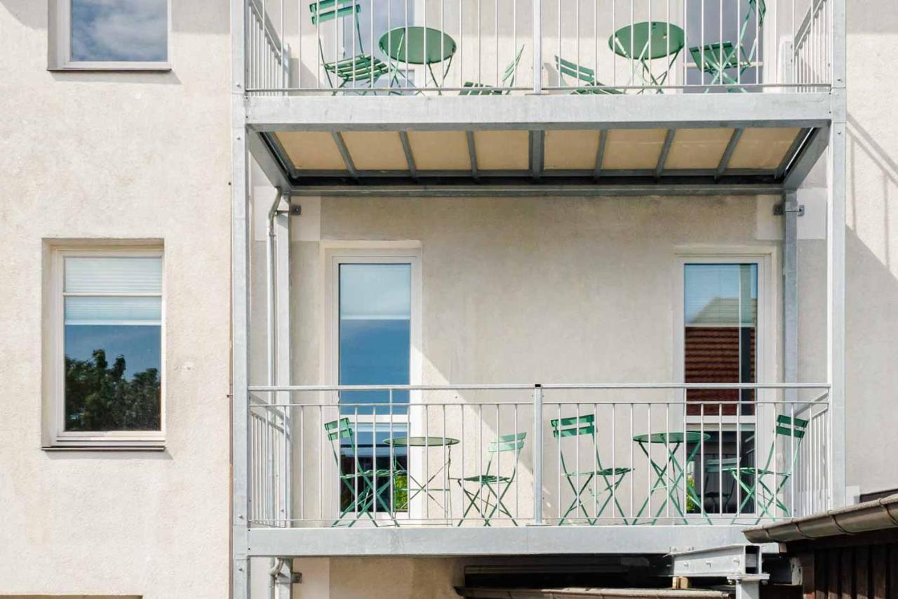 Apartmenthaus Chrischanshof Rostock Exterior foto